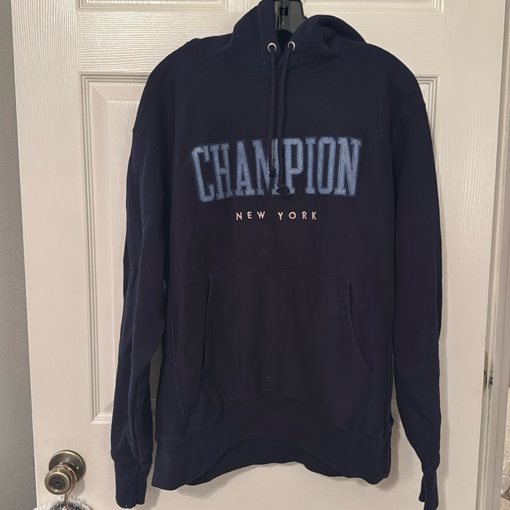champion new york hoodie